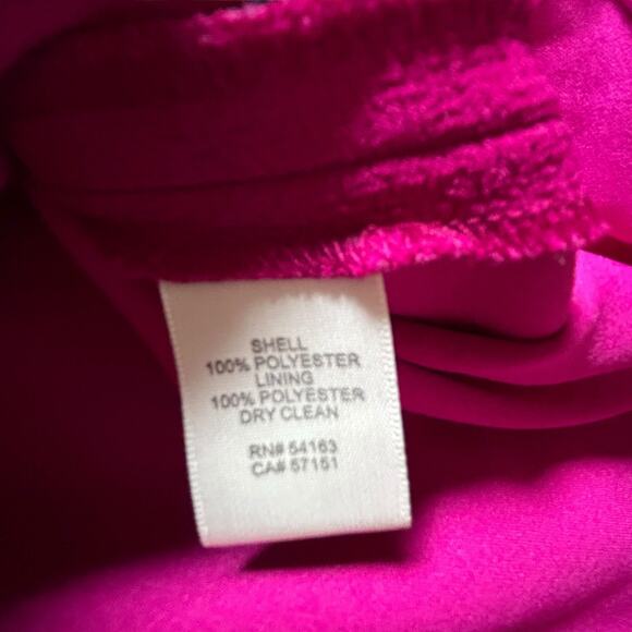 Eliza J Fuchsia Flutter Sleeveless Dress - Size 10 - Picture 10 of 11